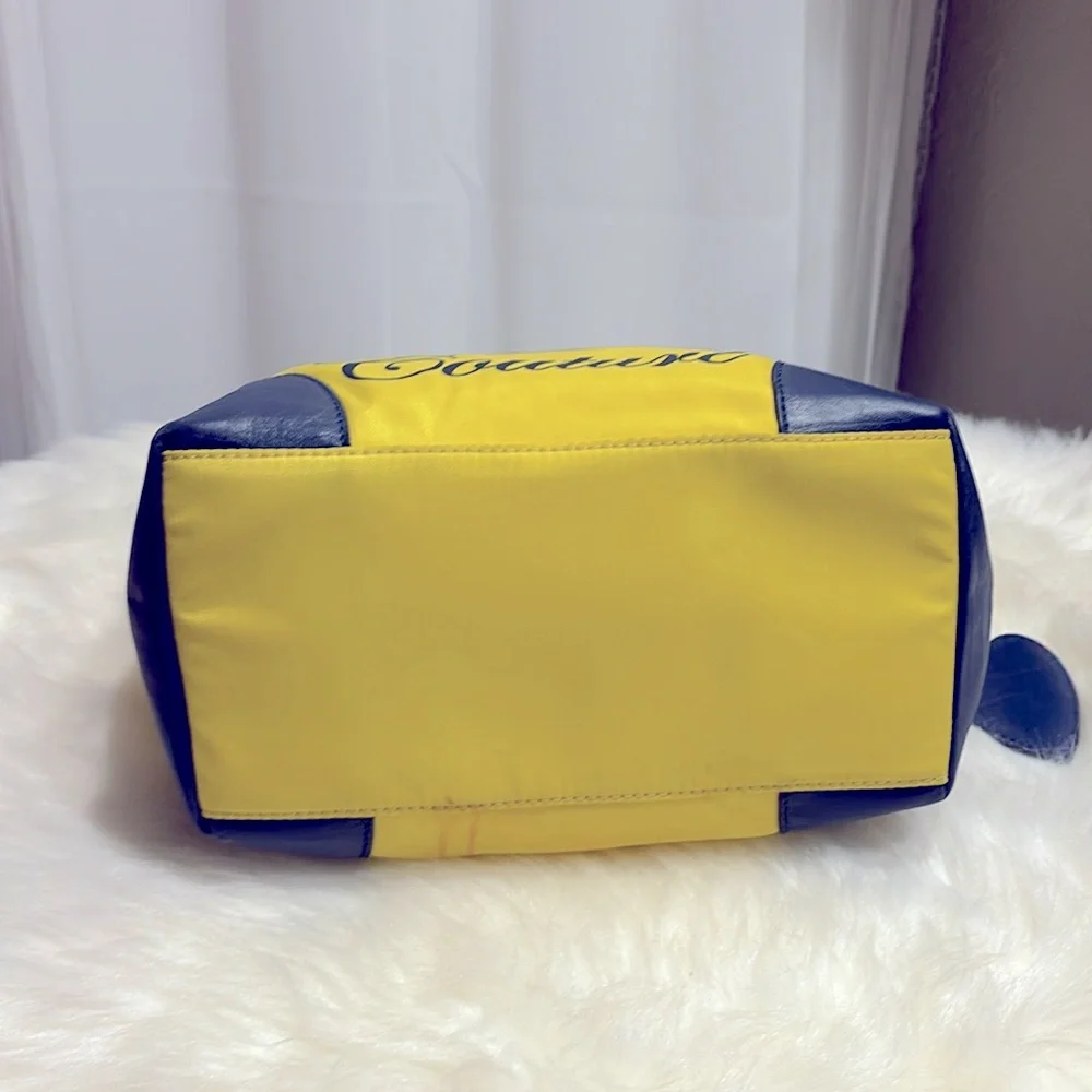 Juicy Couture Yellow Nylon Canvas Bag Like New Excellent Condition - Picture 9 of 16